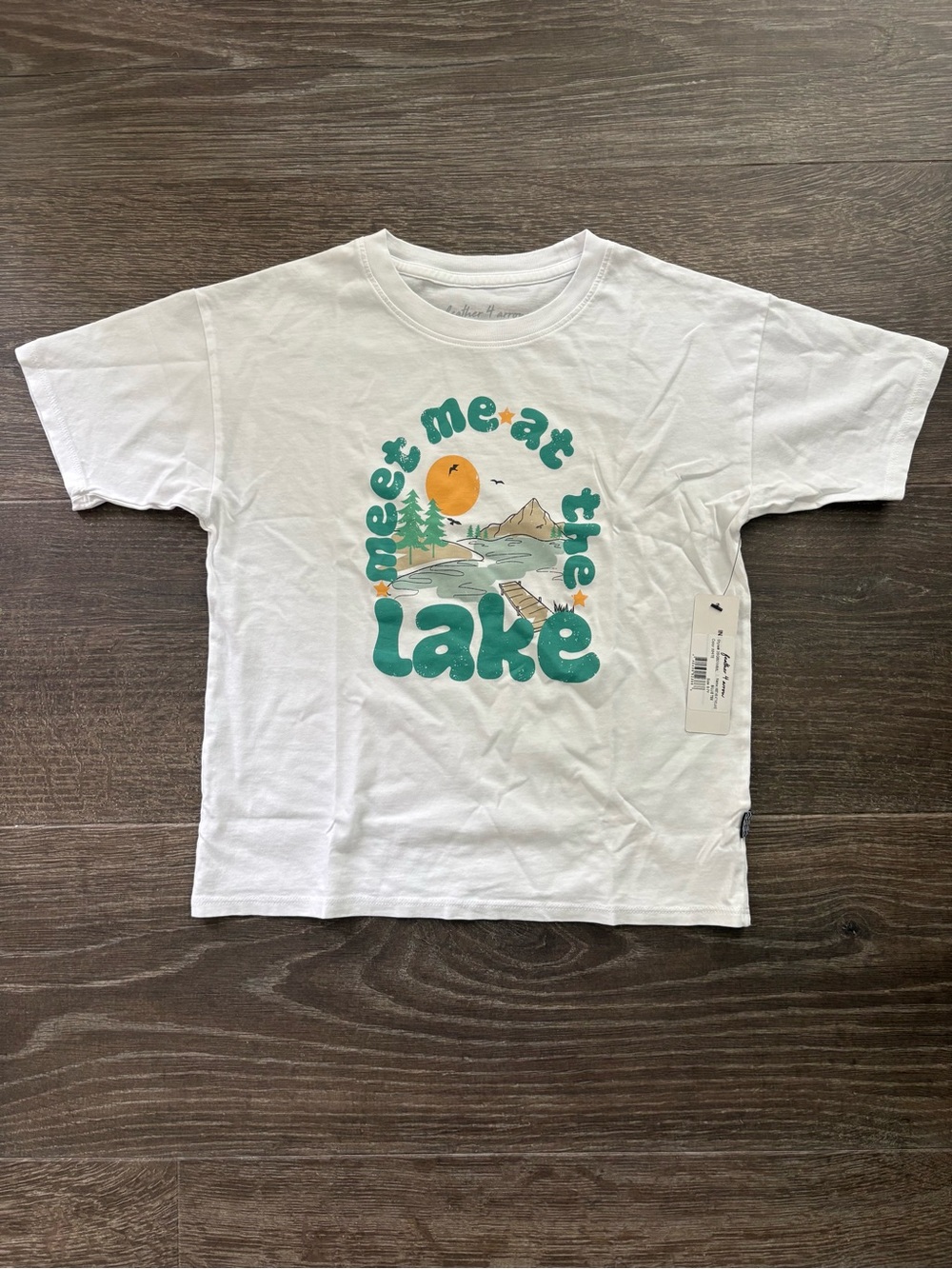 Feather 4 Arrow Meet me at the Lake T-Shirt - Size 6/7 NEW!